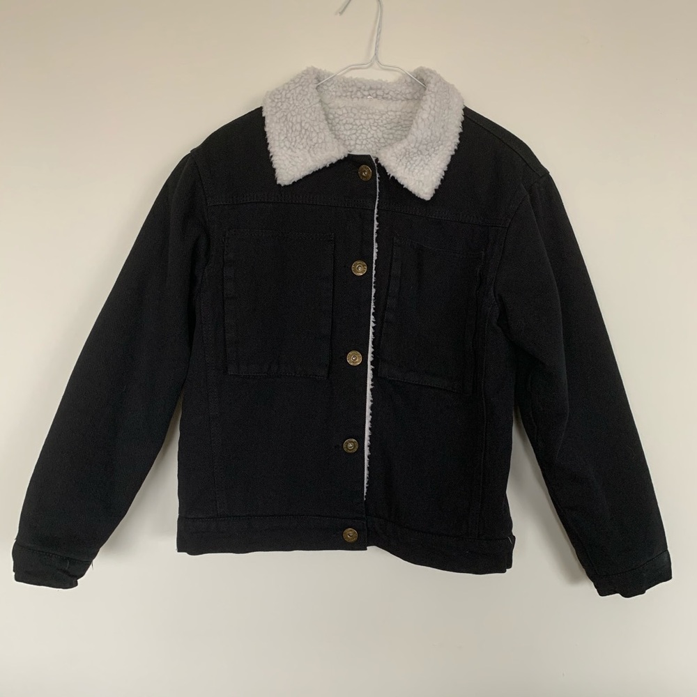 SHEIN Sherpa Lined Jacket